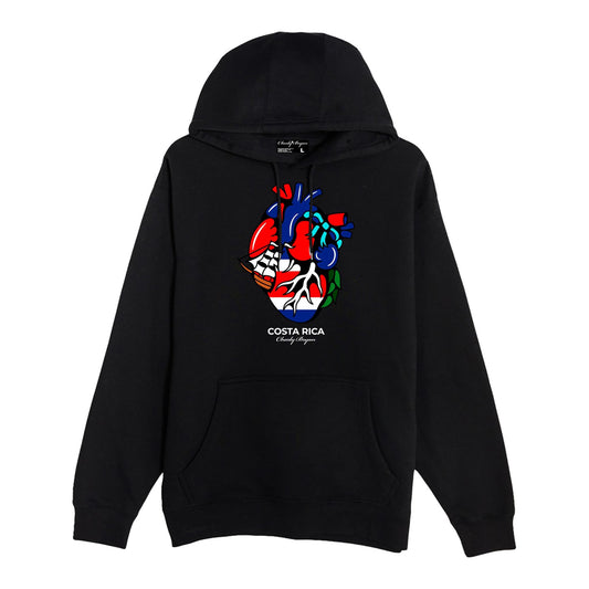 Un pedacito de tu país en tu pecho – Charly Bryan "Costa Rica" Hoodie | Flag in My Heart Collection