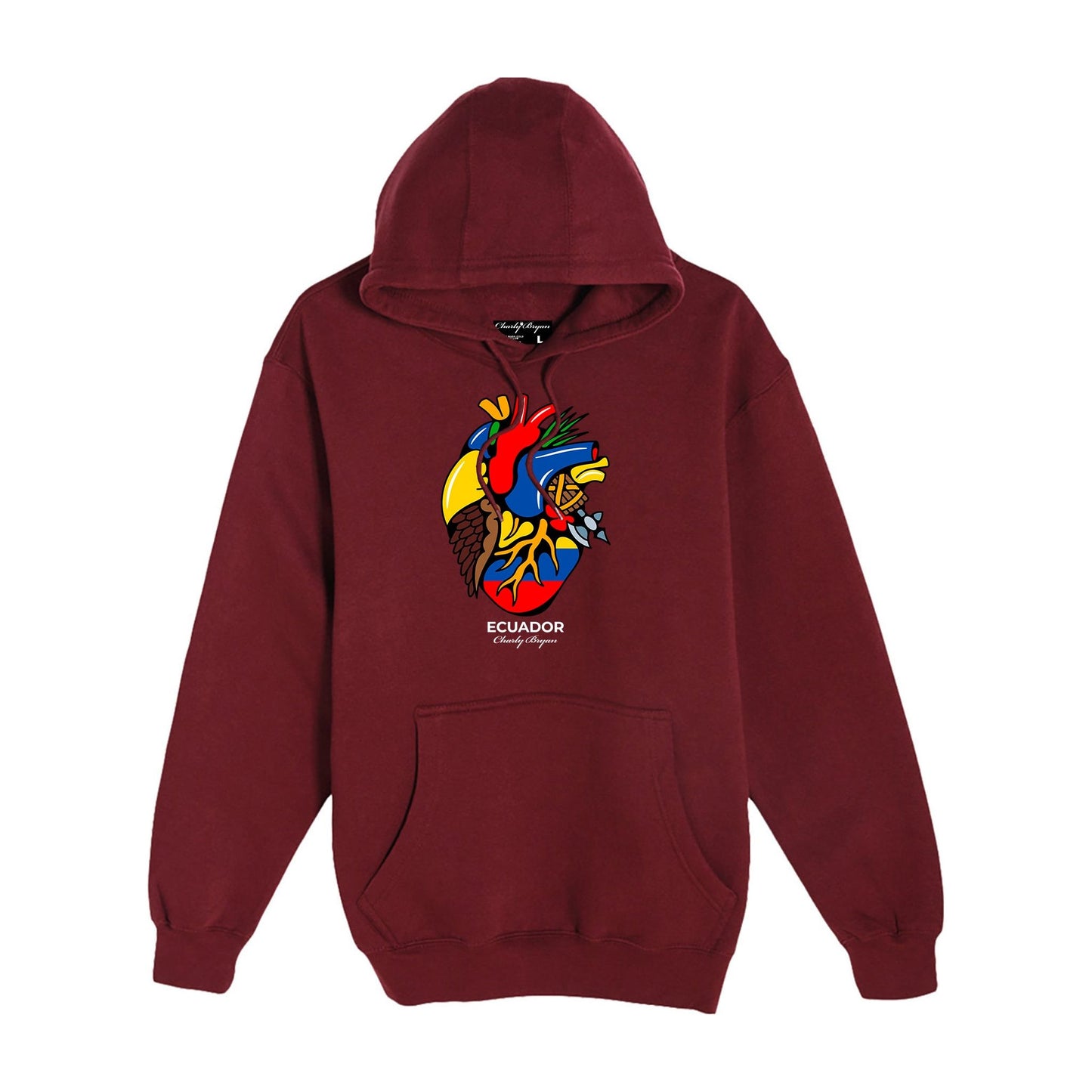 Charly Bryan "Ecuador" Hoodie - Flag In My Heart Collection (FREE SHIPPING)