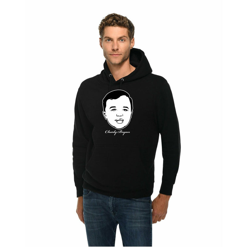 Rochy RD es Charly Bryan - Charly Bryan "Big Face Logo with Outline" Hoodie