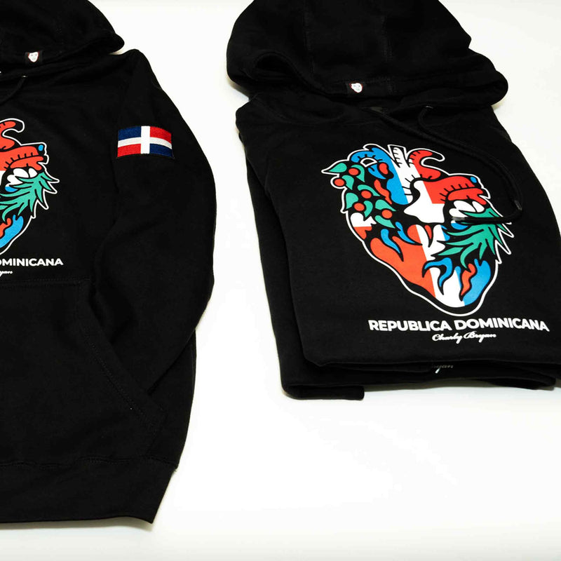 LIMITED EDITION - República Dominicana Hoodie "Flag in my Heart Collection"