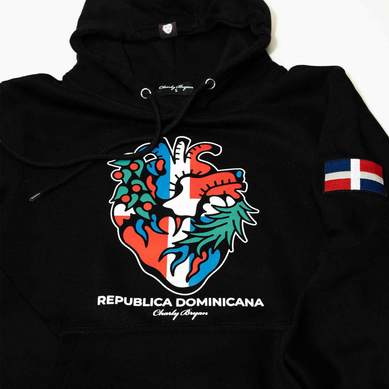 LIMITED EDITION - República Dominicana Hoodie "Flag in my Heart Collection"