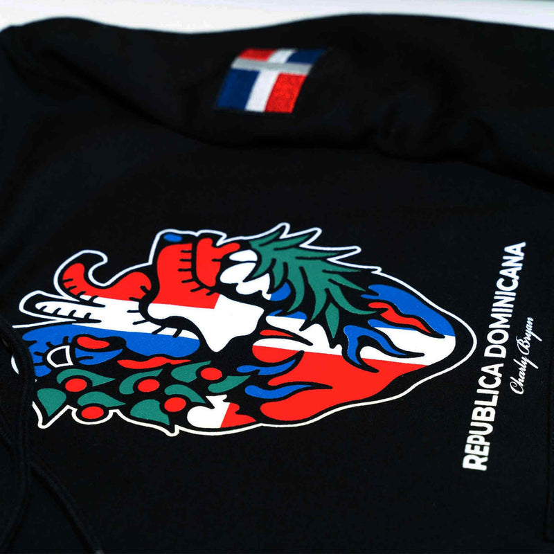 República Dominicana "Flag in my Heart Collection" (SOLO QUEDAN SIZE MEDIUM) LIMITED EDITION HOODIE - FREE SHIPPING