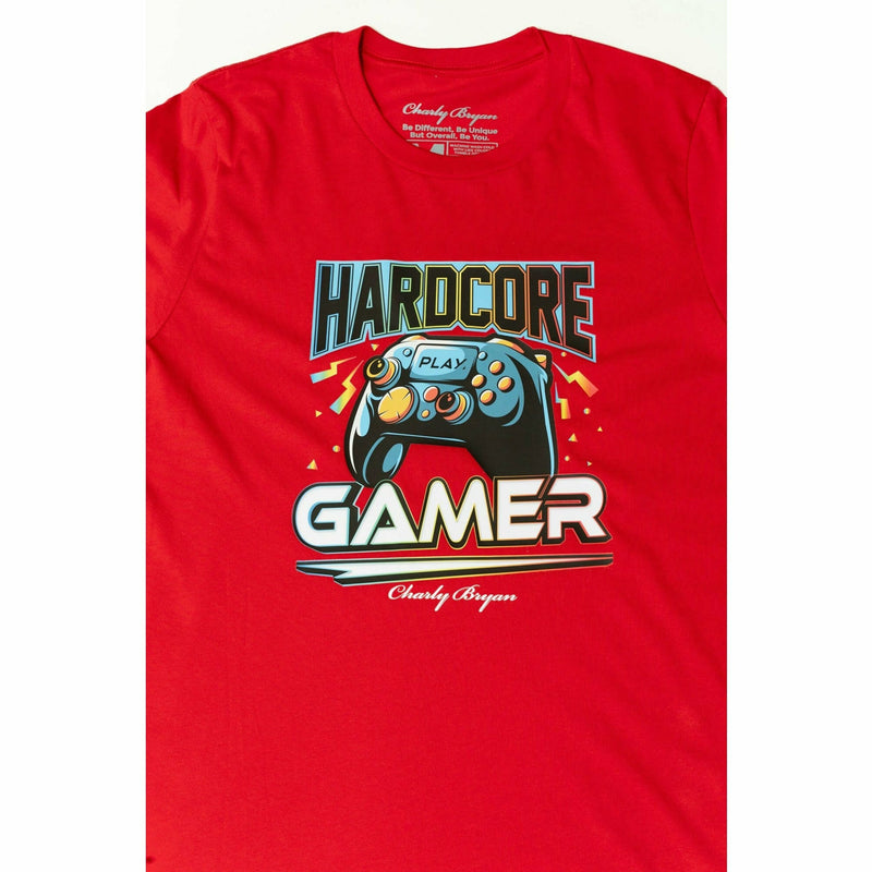 Charly Bryan "Hardcore Gamer" T-Shirt - Gamers Collection