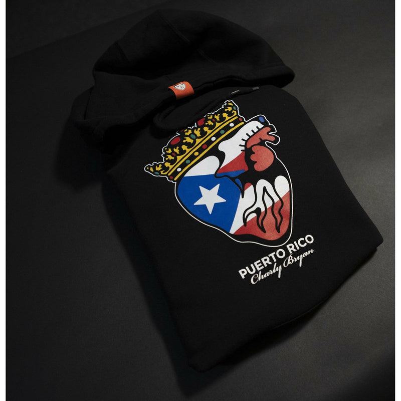 Puerto Rico "Flag in my Heart Collection" LIMITED EDITION HOODIE - (FREE SHIPPING INCLUDED)