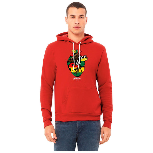 Africa - Charly Bryan "Flag In my heart hoodie" Super Soft Hoodie