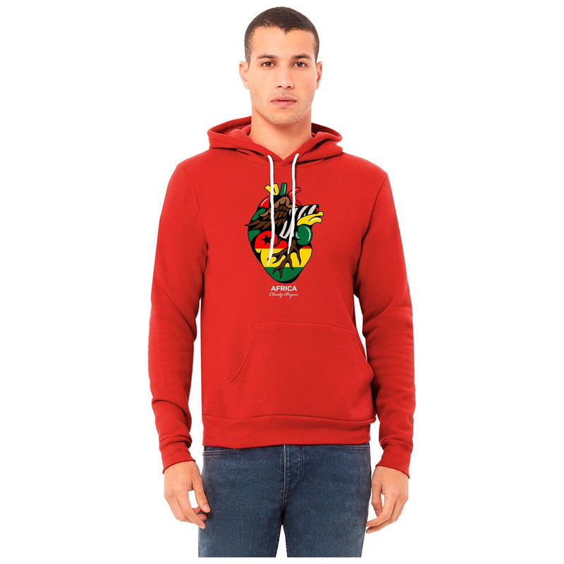 Africa - Charly Bryan "Flag In my heart hoodie" Super Soft Hoodie