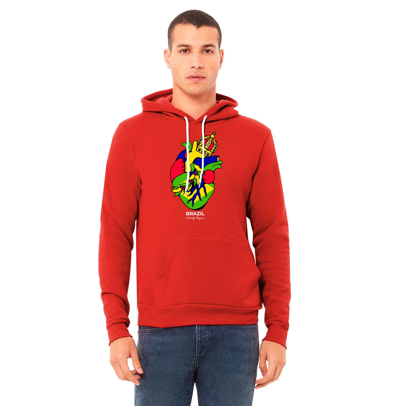Brazil - Charly Bryan "Flag in my Heart Collection"  - Super Soft Hoodie