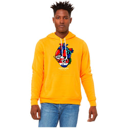 Costa Rica - Charly Bryan "Flag In my heart hoodie" Super Soft Hoodie
