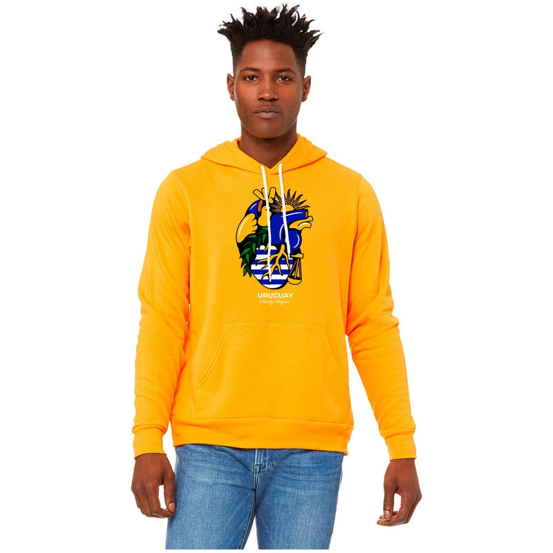 Uruguay - Charly Bryan "Flag In my heart hoodie" Super Soft Hoodie