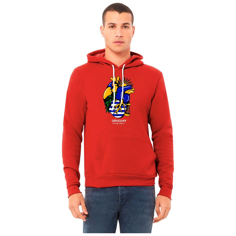 Uruguay - Charly Bryan "Flag In my heart hoodie" Super Soft Hoodie