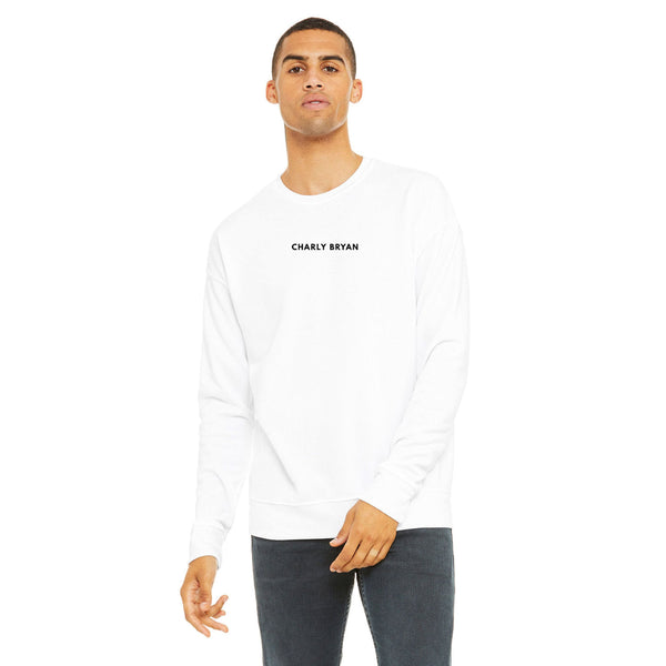 Charly Bryan "Small Logo" - Super Soft Crewneck Sweater - Bold Collection