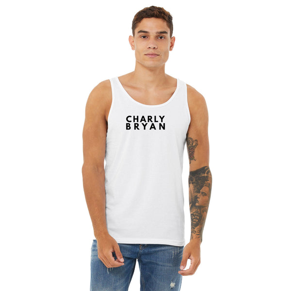 Charly Bryan Stacked Logo Mens Tank Top